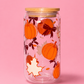Autumn vibes glass can🎃🍁🎀