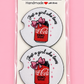 Just a girl who loves Coke Zero car coaster set🎀✨
