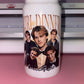 Conrad fisher girl dinner white glitter 16oz glass can✨