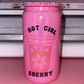 Hot Girl Brekky pink 16oz glass can💕✨