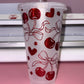 Sparkle cherry cold cup🍒✨
