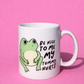 Be nice to me my tummy hurts mug✨