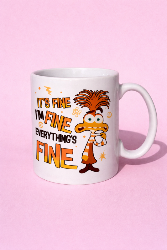 Anxiety mug🙋‍♀️🧡