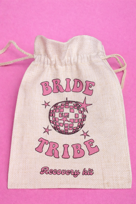 Bride tribe recovery kit personalised bag💍🩷