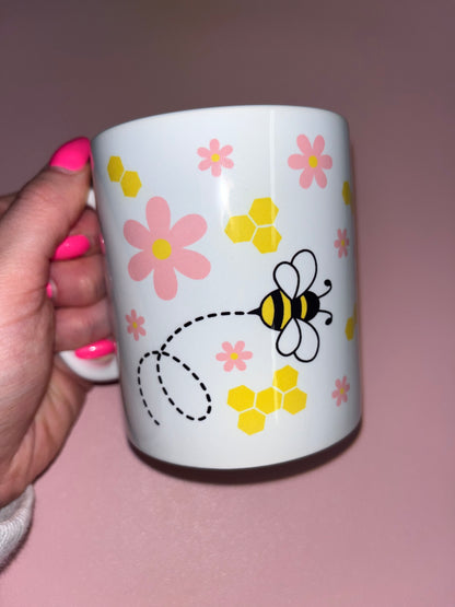 Cute bee mug🐝🌸