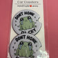 Don’t honk I will cry car coaster set🐸✨